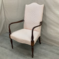 Vintage 1960s Mahogany Sheraton High-Back Lolling Chair