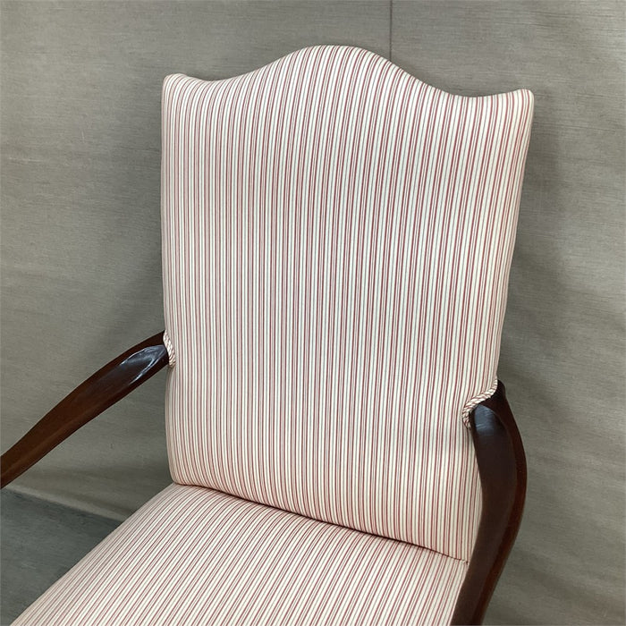 Vintage 1960s Mahogany Sheraton High-Back Lolling Chair