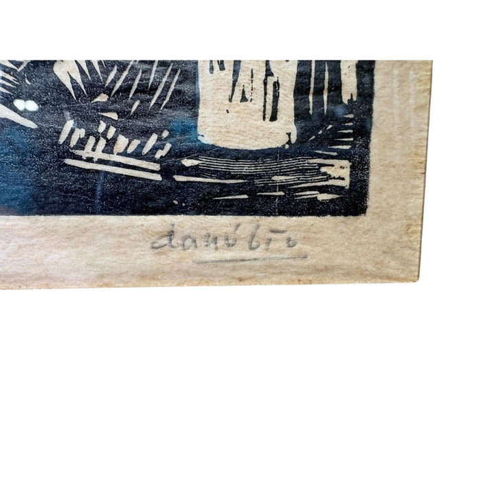 Signed Framed Print — "En Sitio Expropiada" (Pencil-Signed)