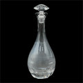 Tiffany & Co. Faceted Crystal Decanter with Stopper — Signed