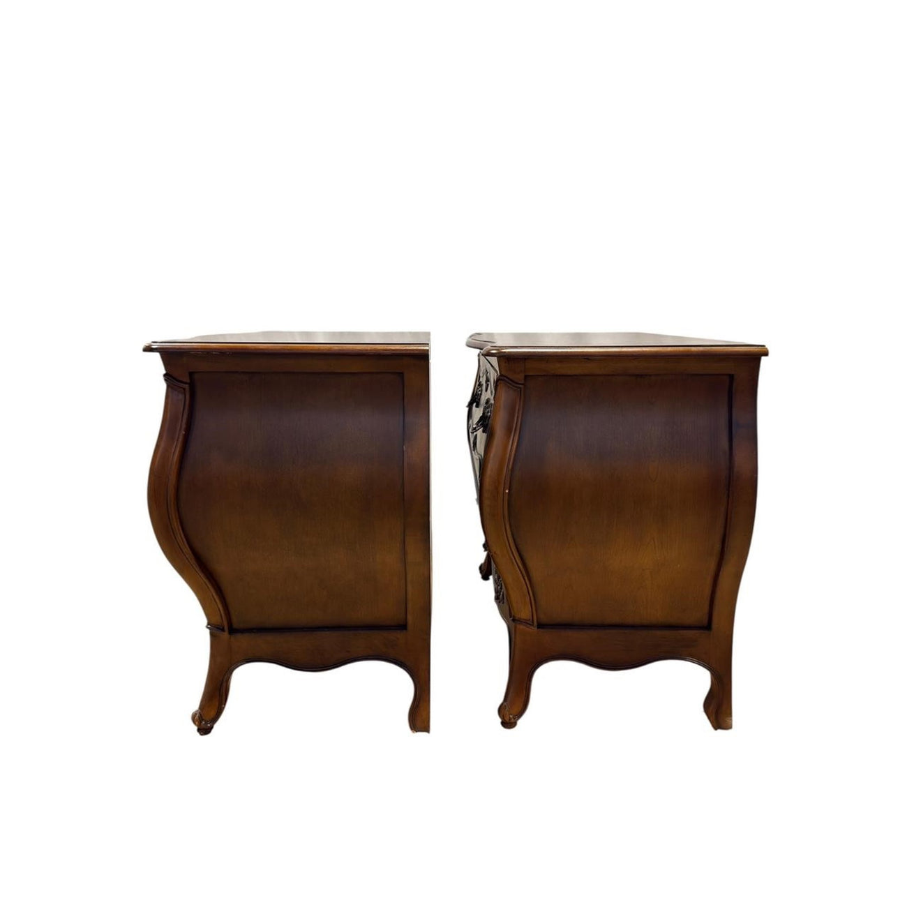 Pair of Century Furniture Louis XV-Style Bombé Chests — "Martel Commode" (2023)