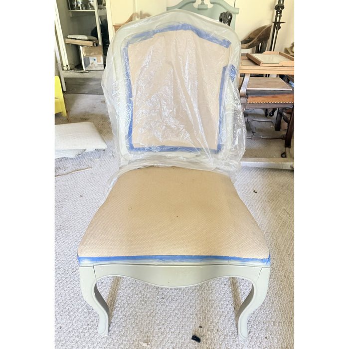 Lot of 4 Assorted Side Chairs with Fabric Seats
