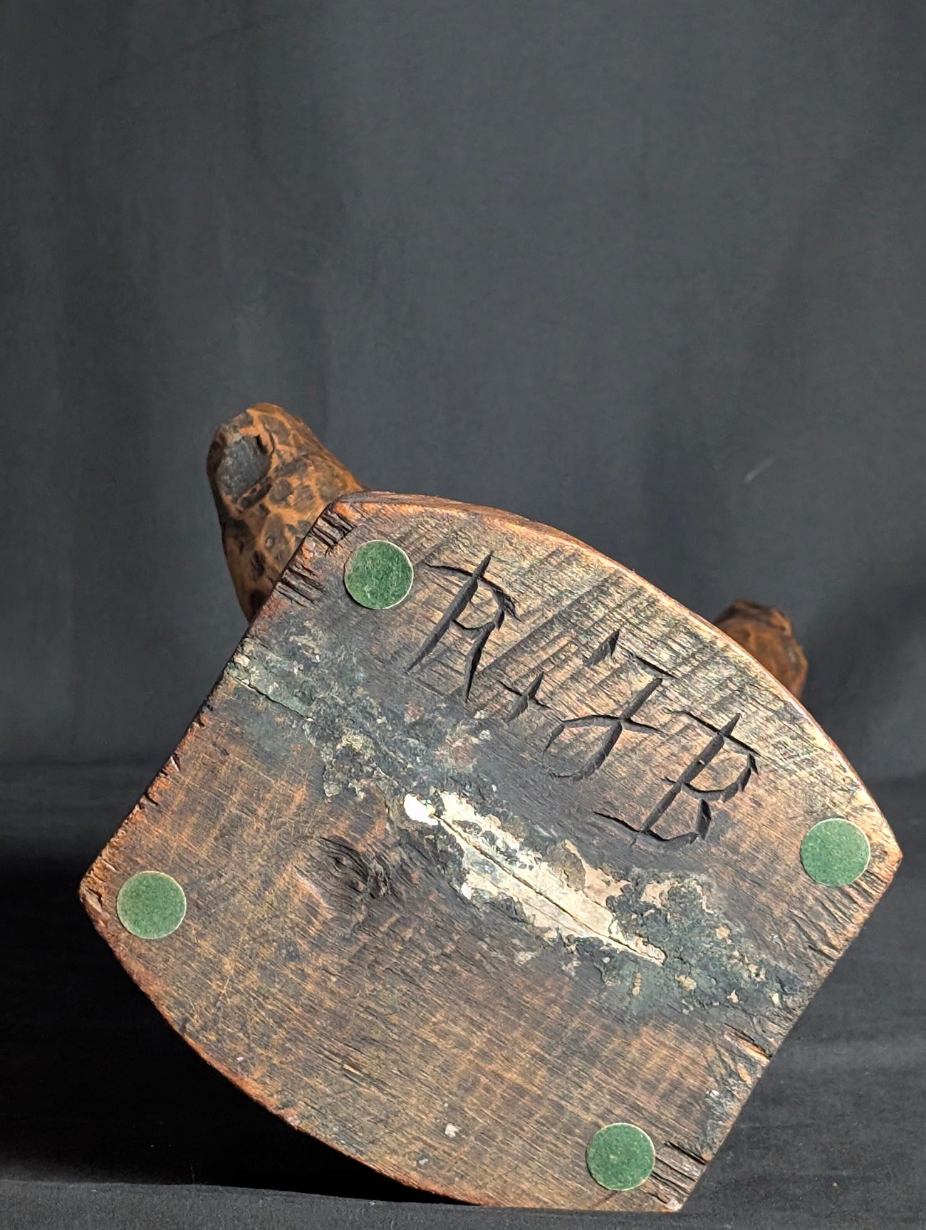 “Call to the Sky” – Hand-Carved Folk Art Sculpture (RMB)